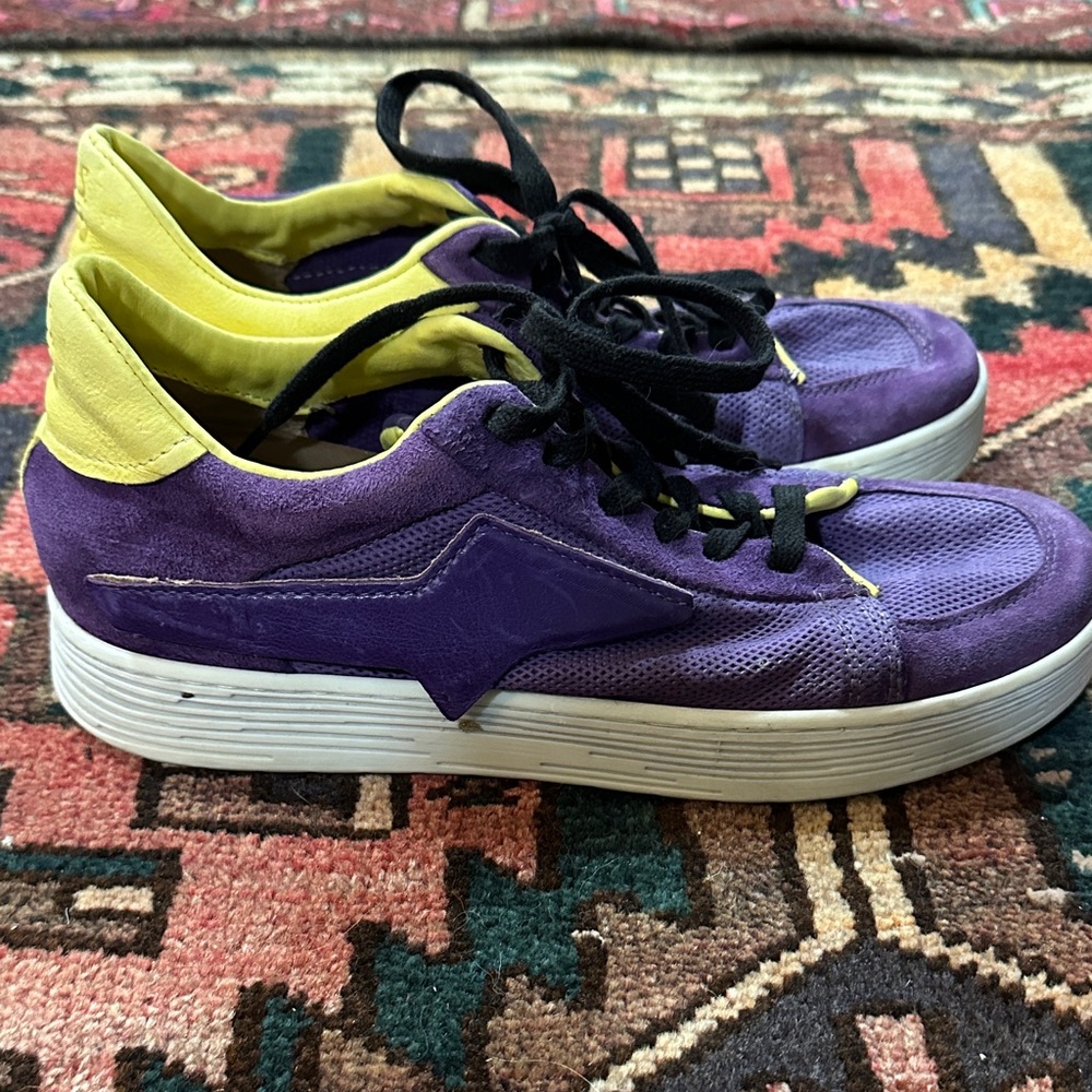 A.S. 98 size EU 40 Purple and Yellow Women's Sneakers
